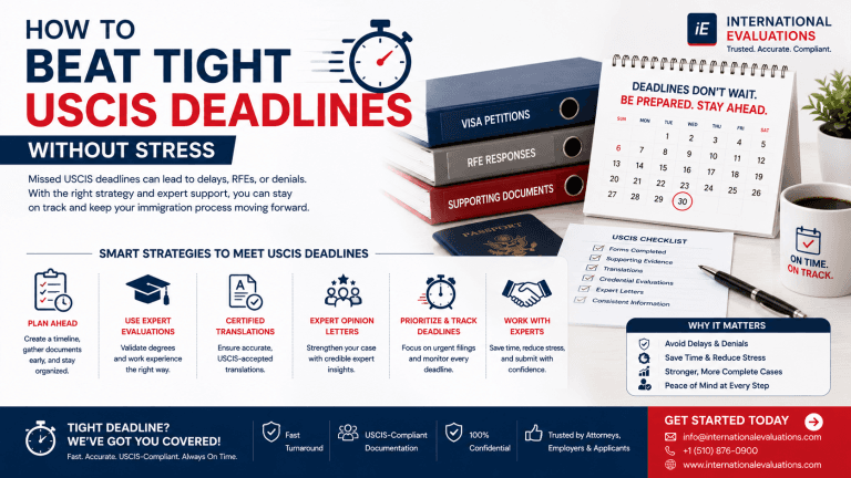 How to Beat Tight USCIS Deadlines Without Stress