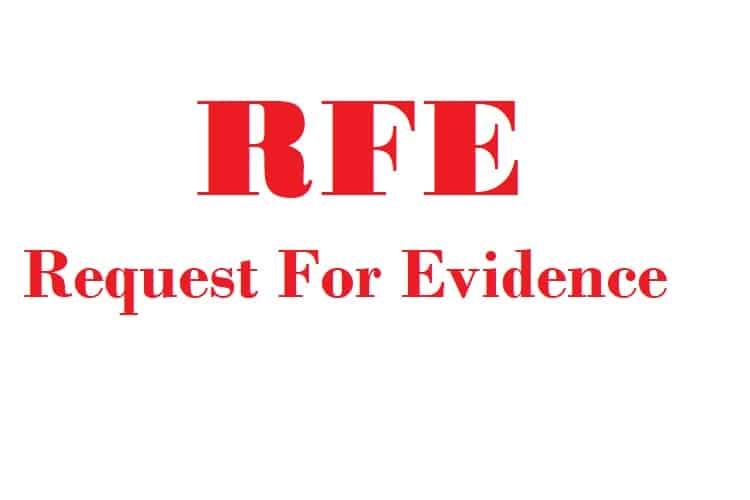 Requests for Evidence (RFEs) for H1-B visa