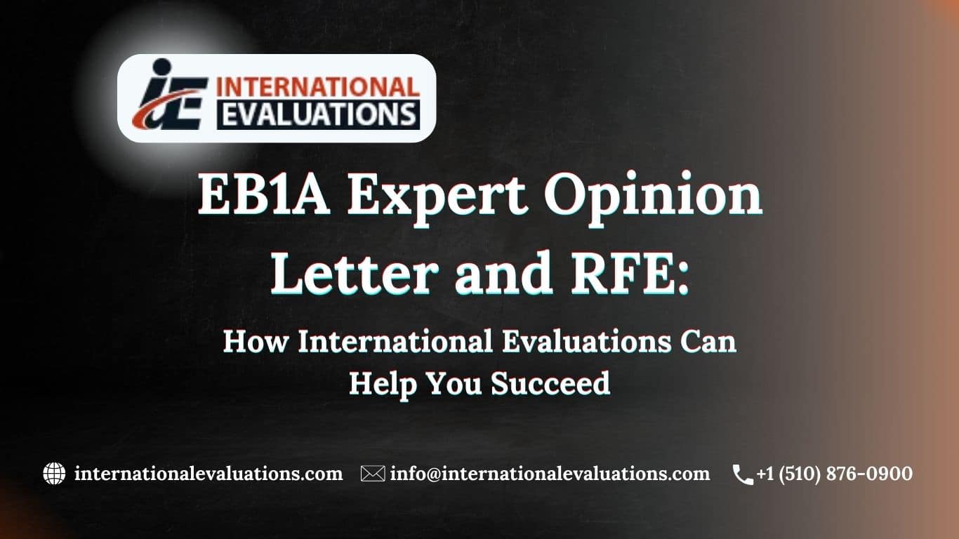 EB1A Expert Opinion Letter and RFE